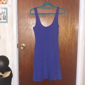 Dark Blue Sparkle and Fade Skater Dress